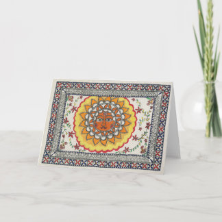 Diwali Sun Greeting Card