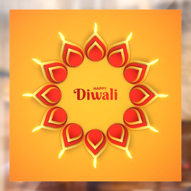 Diwali Window Cling (Sheet 2)