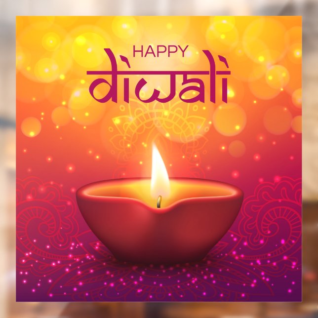 Diwali Window Cling (Sheet 2)