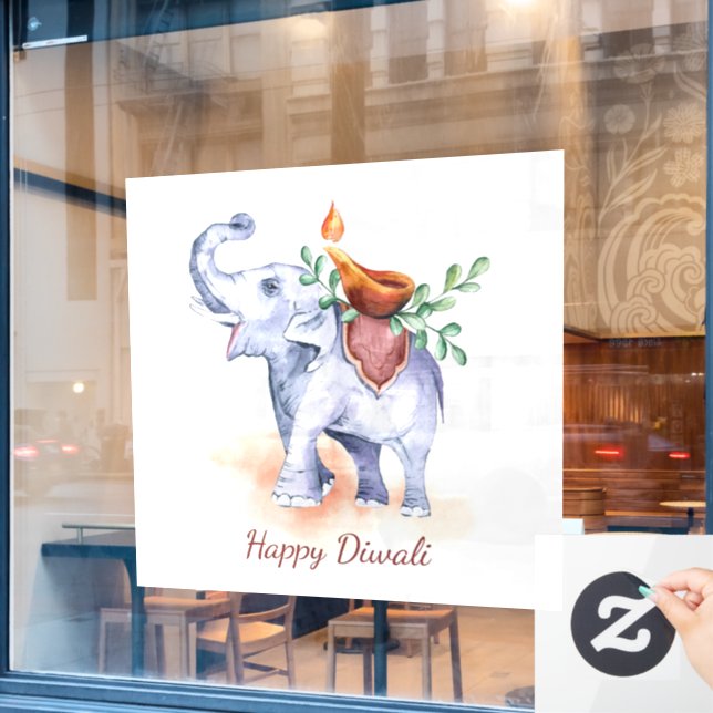 Diwali Window Cling (Cafe Window)