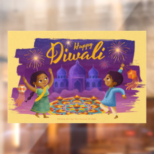 Diwali Window Cling