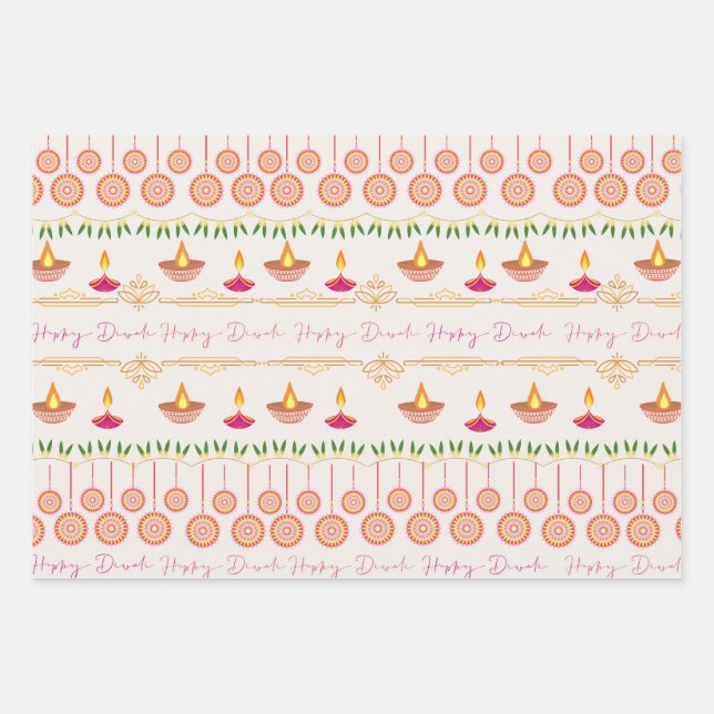 DIWALI WRAPPING PAPER SHEET (Front)