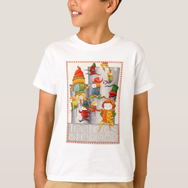 DIX LORDS UN T-shirt LEAPING Boys (Devant)