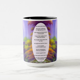 Dix mantras pour cicatriser la cascade tasse de ca