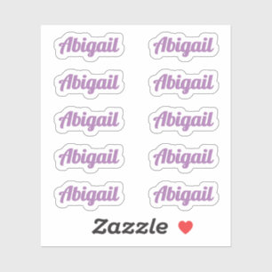 Dix Petits Étiquettes de nom personnalisé de scrip