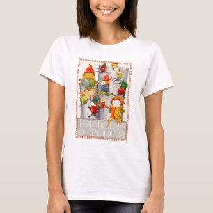 DIX SELLES UN T-shirt féminin LEAPING