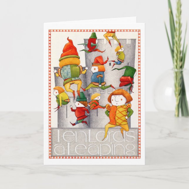 DIX SELLES UNE CARTE DE Noël (Devant)