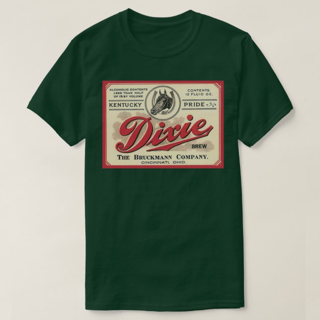 DIXIE BEER 7 T-Shirt (Design Front)