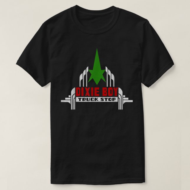 Dixie Boy Truck Stop - Maximum Funny Overdrive  T-Shirt (Design Front)