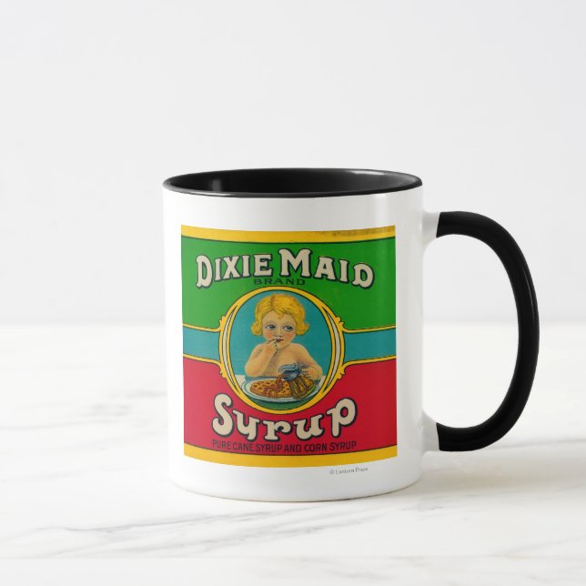 Dixie Maid Syrup LabelCairo, GA Mug (Right)