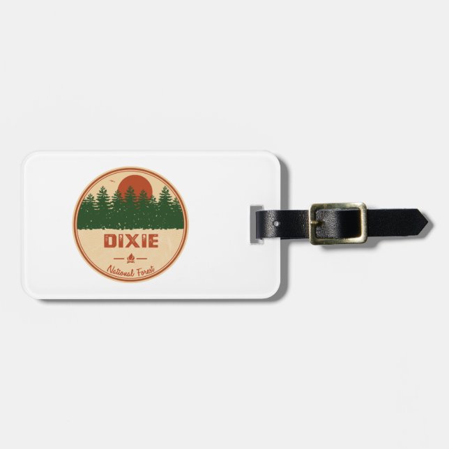 Dixie National Forest Luggage Tag (Front Horizontal)