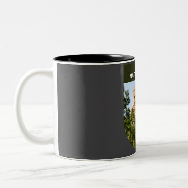 Dixie National Forest - Red Canyon  Two-Tone Coffee Mug (Left)