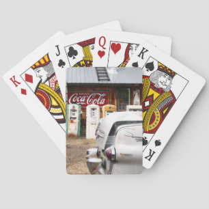 Dixon, New Mexico, United States. Vintage car Playing Cards