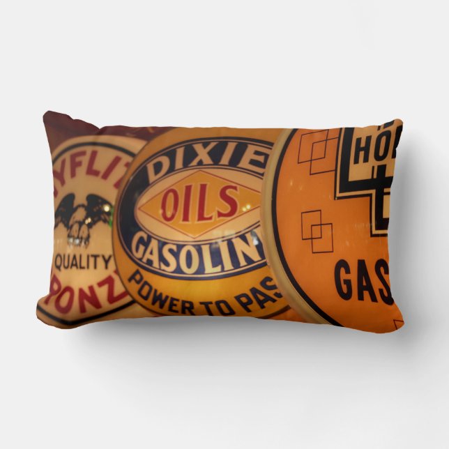 Dixon, New Mexico, United States. Vintage Lumbar Pillow (Front)