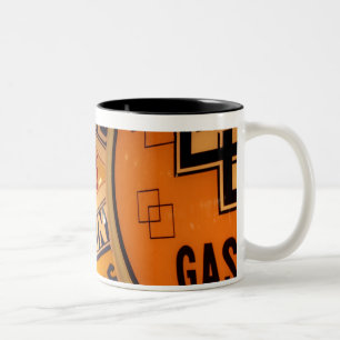 Dixon, New Mexico, United States. Vintage Two-Tone Coffee Mug