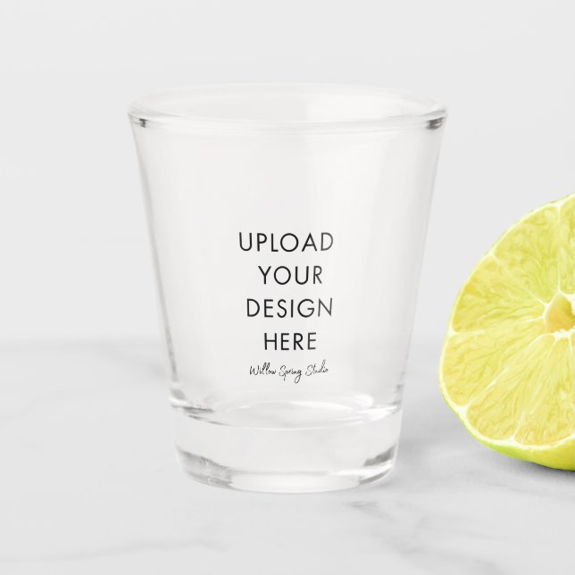DIY add your own design  Shot Glass (Front)