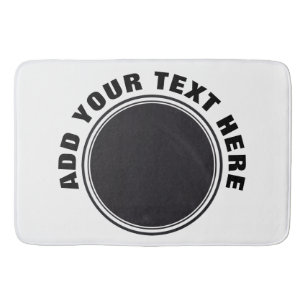 DIY - Add your own sign, photo and text Bath Mat
