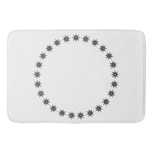 DIY - Add your own sign, photo and text border Bath Mat