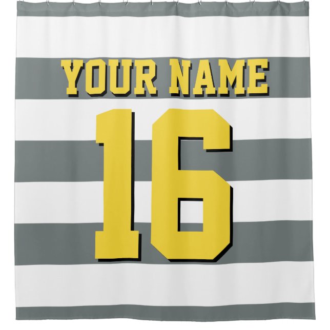 DIY Background Colour Charcoal Sports Jersey Strip (Front)