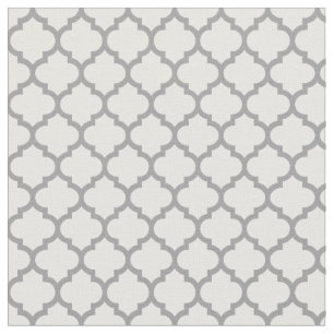 DIY Background, Dk Grey Moroccan Quatrefoil #5 Sz3 Fabric