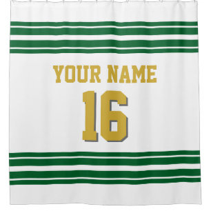 DIY Background Forest Green Stripe Sports Jersey