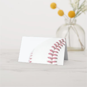 DIY Baseball Theme Wedding Place Card