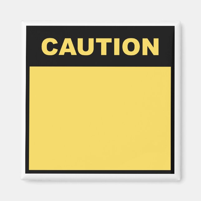 DIY Caution - Magnet ver.2 (Front)