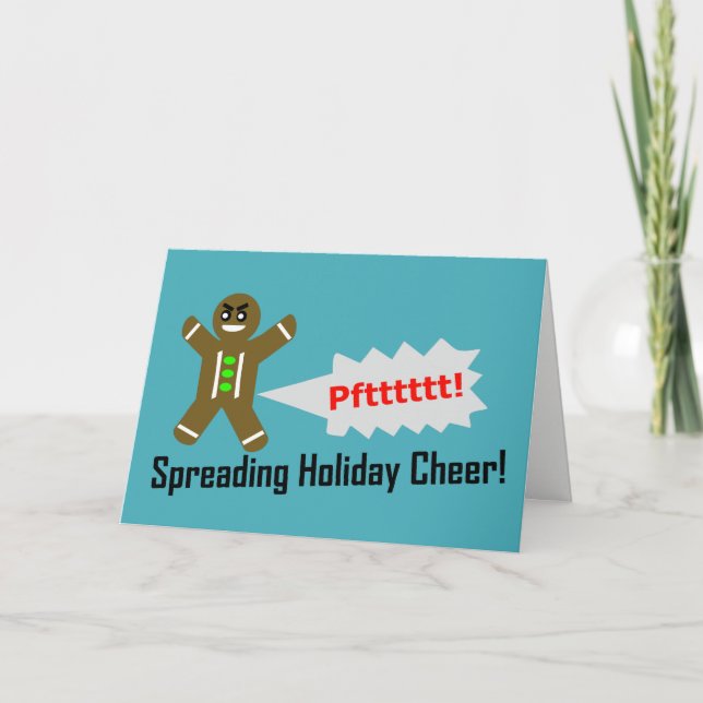 DIY - Christmas Card - Gingerbread Man -  Add text (Front)