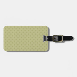 DIY Clay Green Polka Dot Background Zazzle Gift Luggage Tag