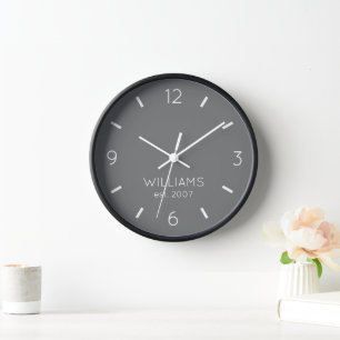 DIY Clock   Custom Colour, Name, Text