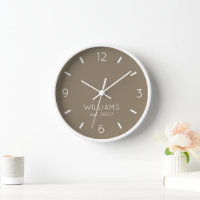 DIY Clock | Custom Colour, Name, Text