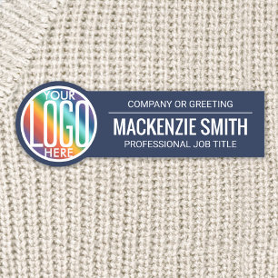 DIY Colours Employee ID Round Company Logo Name Tag