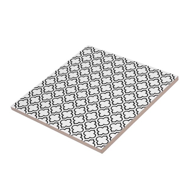 DIY Colours Moroccan Quatrefoil Pattern #5DS Tile (Side)