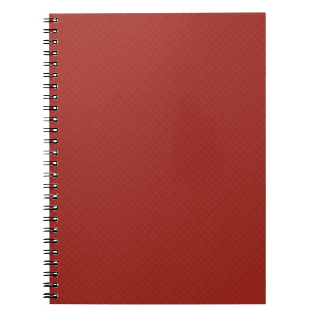 DIY Creat Your Own Red Pop of Colour Gift Item Notebook (Front)