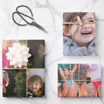 DIY Create Custom Wedding Birthday Christmas Photo Wrapping Paper Sheet<br><div class="desc">Create your own custom, personalized, unique, one-of-a-kind, stylish, chic, elegant faux gold script typography, premium quality, photo gift wrap wrapping paper sheet set. Each sheet is customizable. To personalize, simply add your favourite family / couple / kids / baby / pets / wedding photo to each of the three sheets...</div>
