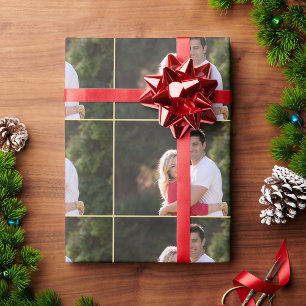 DIY Create Your Own Custom Personalized Photo Text Wrapping Paper