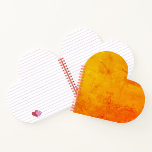 DIY: CREATE YOUR OWN HEART SHAPE NOTEBOOK