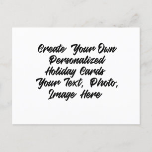 DIY Create Your Own Personalized Holiday Postcard