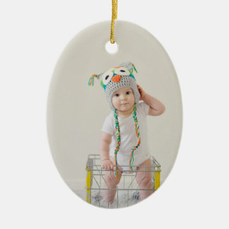 DIY Custom Photo Christmas Ceramic Ornament