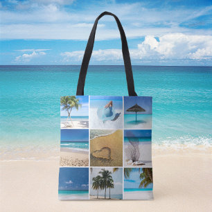 DIY Custom Photo Collage Tote Bag