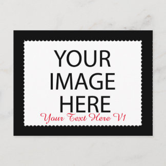 DIY Custom Zazzle Photo Frame You Design Yourself Postcard