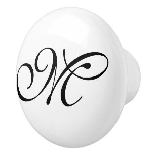 DIY - Customize your monogram & ideas Ceramic Knob