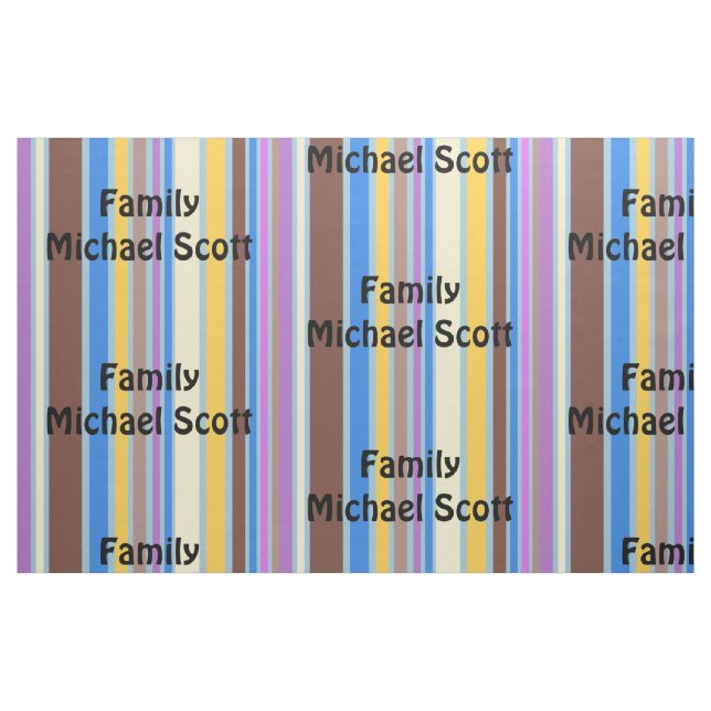 DIY - Customize your text, image, colours & ideas Fabric (Fat Quarter)