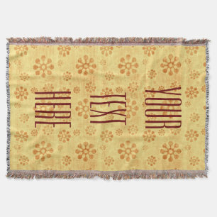 DIY - Customize your text, image, colours & ideas Throw Blanket