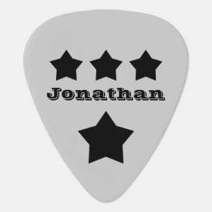 DIY Design Your Own Custom Name Stars V17 Guitar Pick