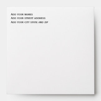 DIY Design Your Zazzle Paper Products Gift item Envelope