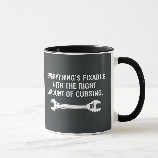 DIY Guy Everything's Fixable  Mug (Right)