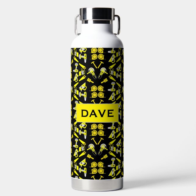 DIY handyman Gifts UK Water Bottle (Front)