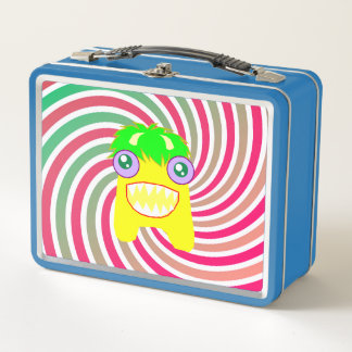 DIY HAPPY MONSTER Metal Lunchbox