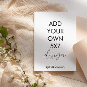 DIY Invitation Print Yourself Upload Your Own